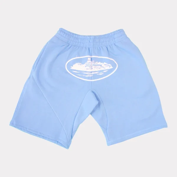 Corteiz Alcatraz Shorts Baby Blue