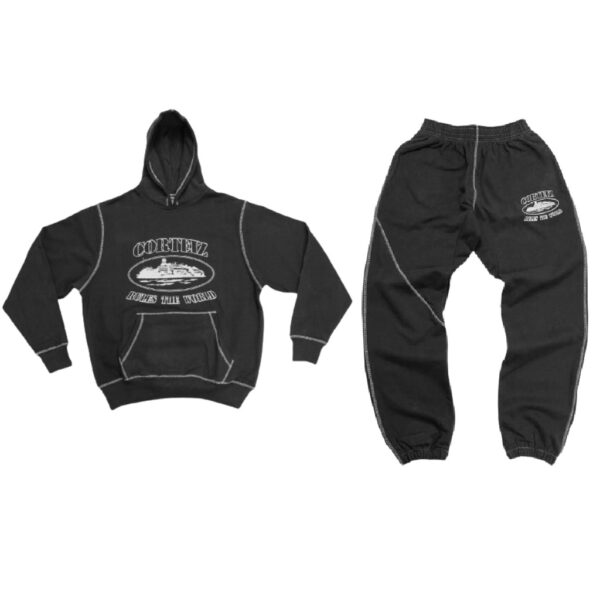 Corteiz Superior Tracksuit Black