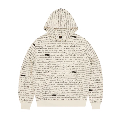 NATIONAL ANTHEM HOODIE [NATURAL]