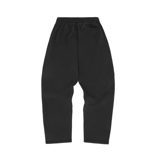 Corteiz ISLAND PUFF PRINT OPEN HEM PANT [BLACK]