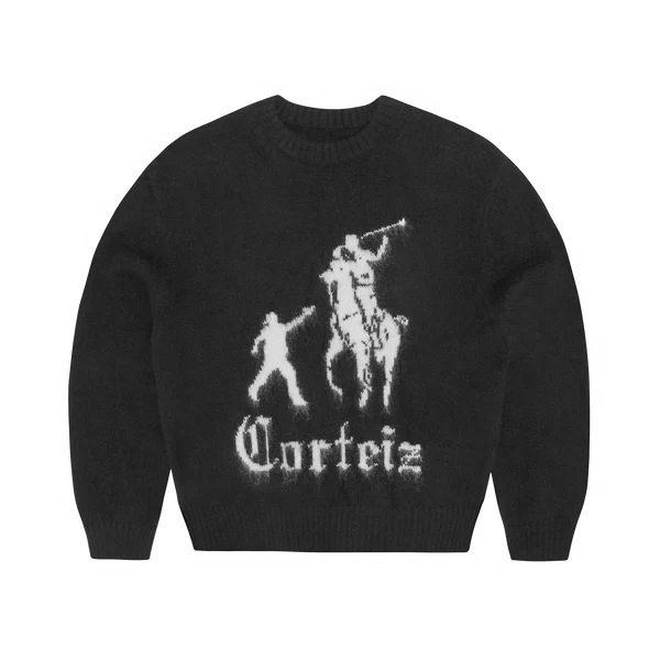 Corteiz JACKIN KNIT SWEATER [BLACK]