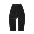 Corteiz VVS VELOUR BOTTOMS [TRIPLE BLACK]