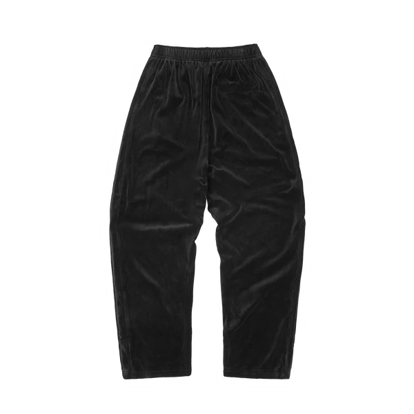 Corteiz VVS VELOUR BOTTOMS [TRIPLE BLACK]