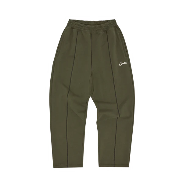 Corteiz HMP OPEN HEM SWEATPANT [OLIVE / BLACK]